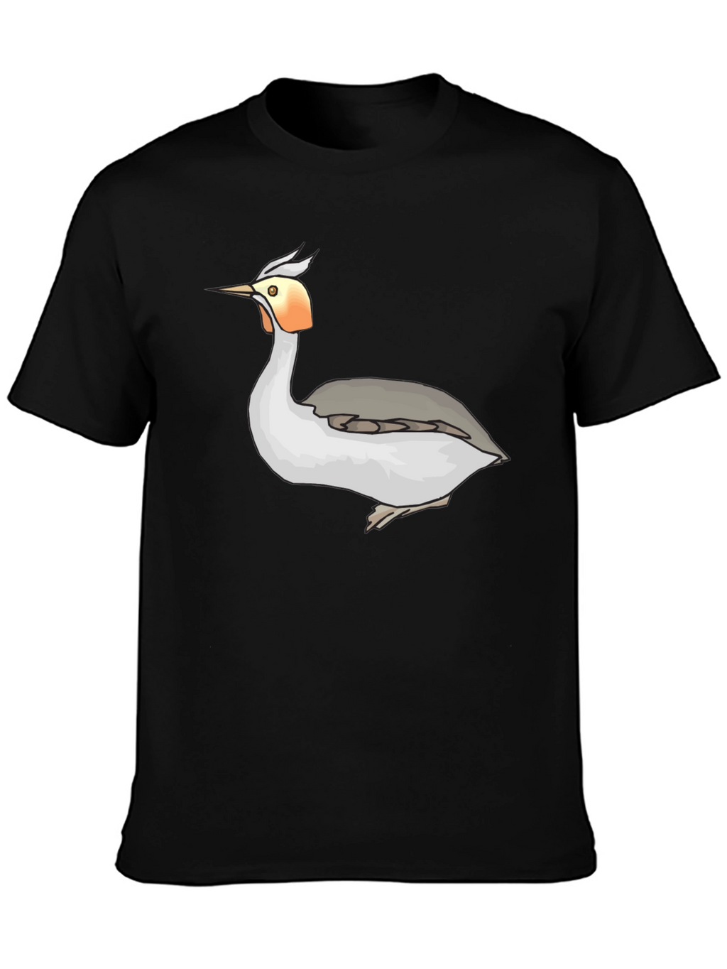 Cool Bird Graphic Tee - Black Unisex T-Shirt