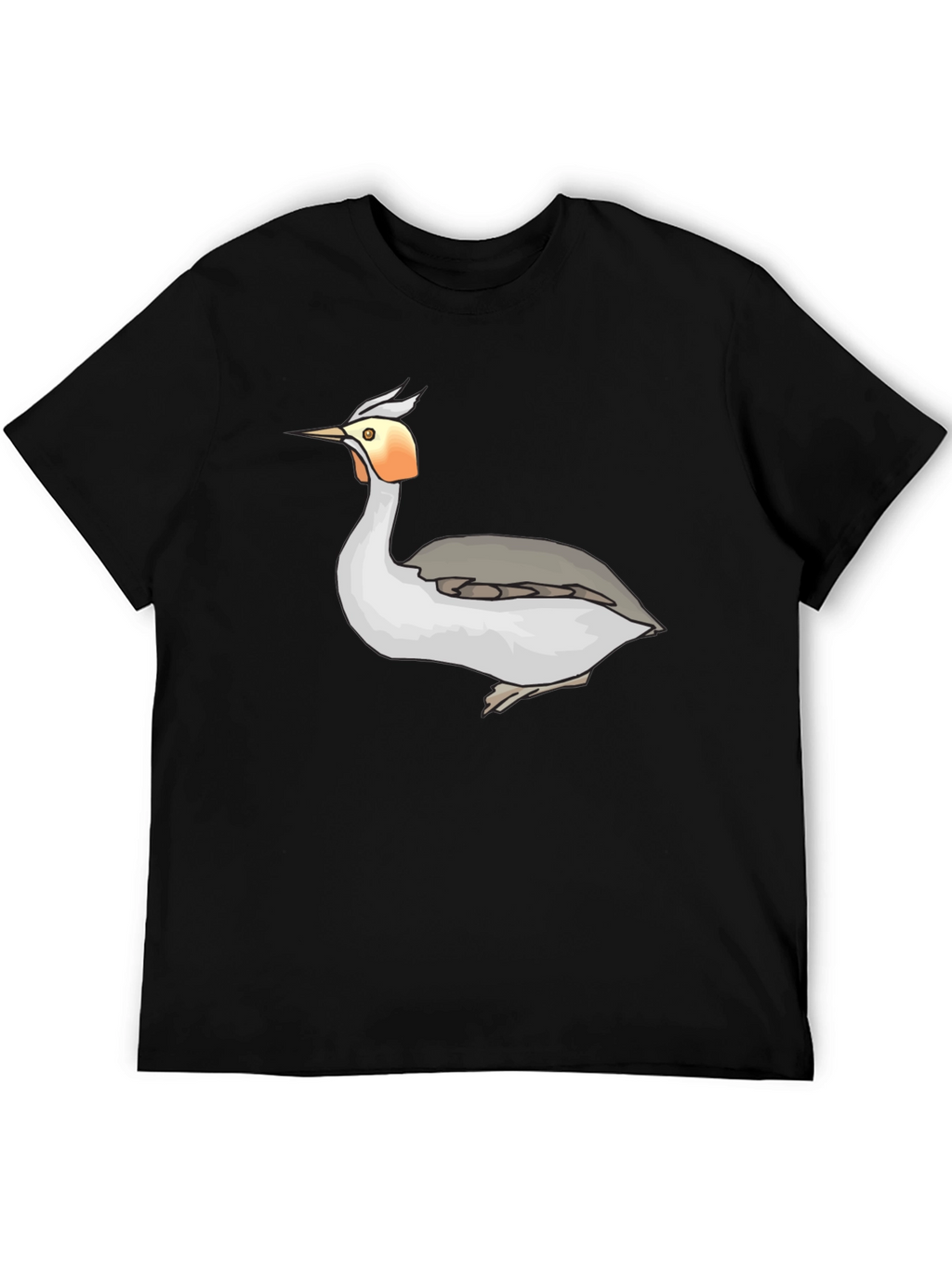 Cool Bird Graphic Tee - Black Unisex T-Shirt