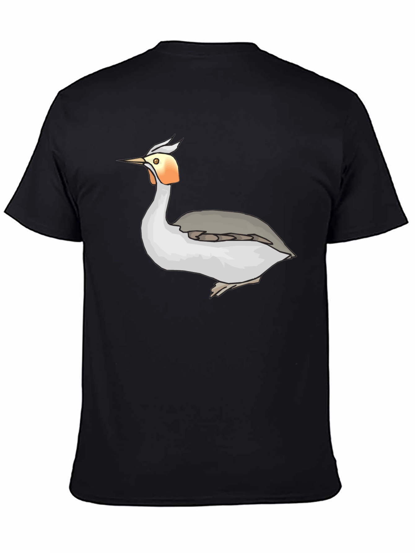 Cool Bird Graphic Tee - Black Unisex T-Shirt