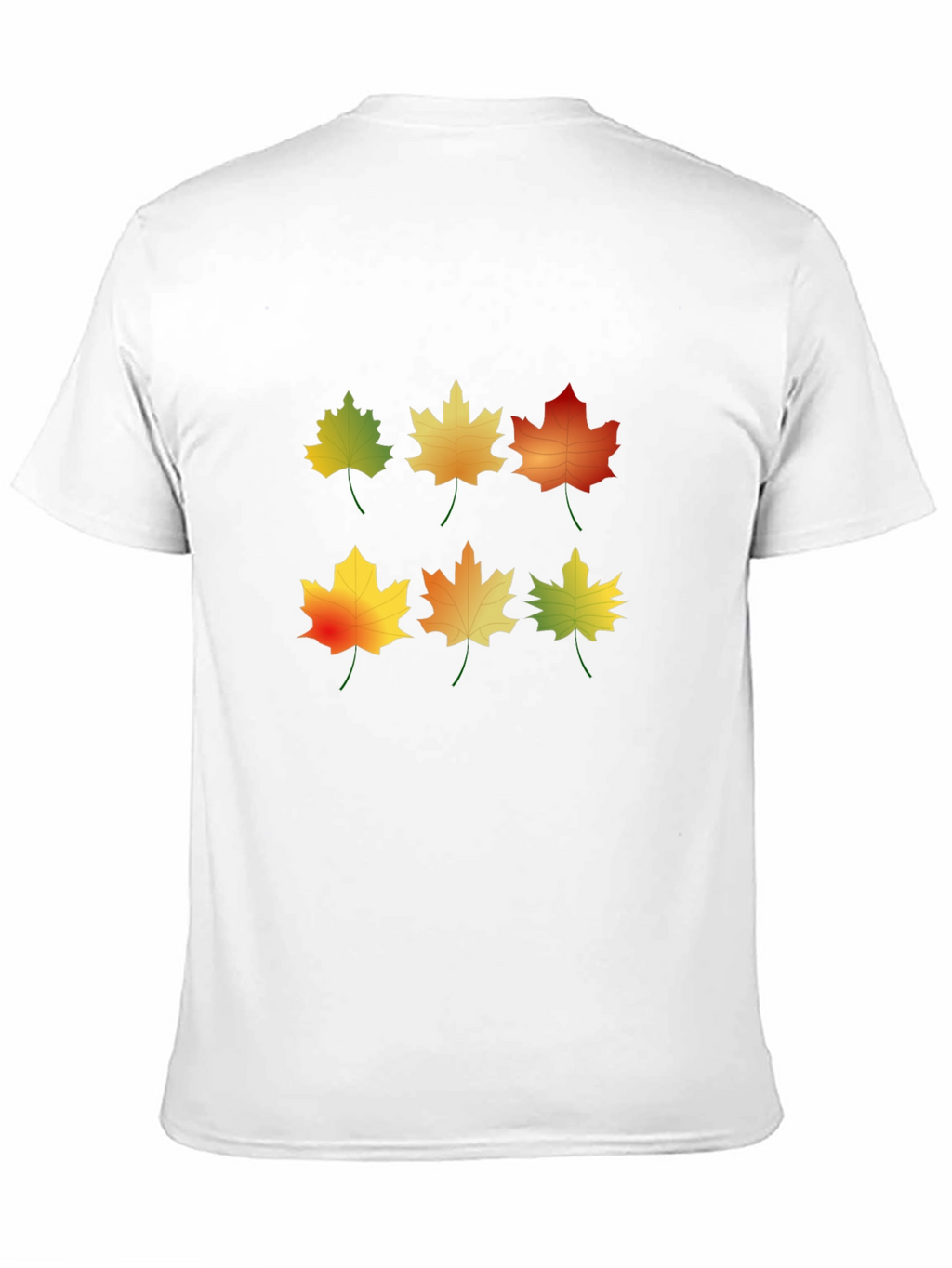Autumn Leaves Graphic Tee - Nature Inspired Design