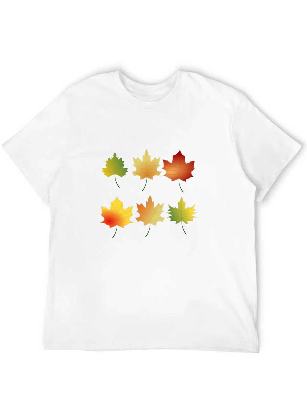 Autumn Leaves Graphic Tee - Nature Inspired Design