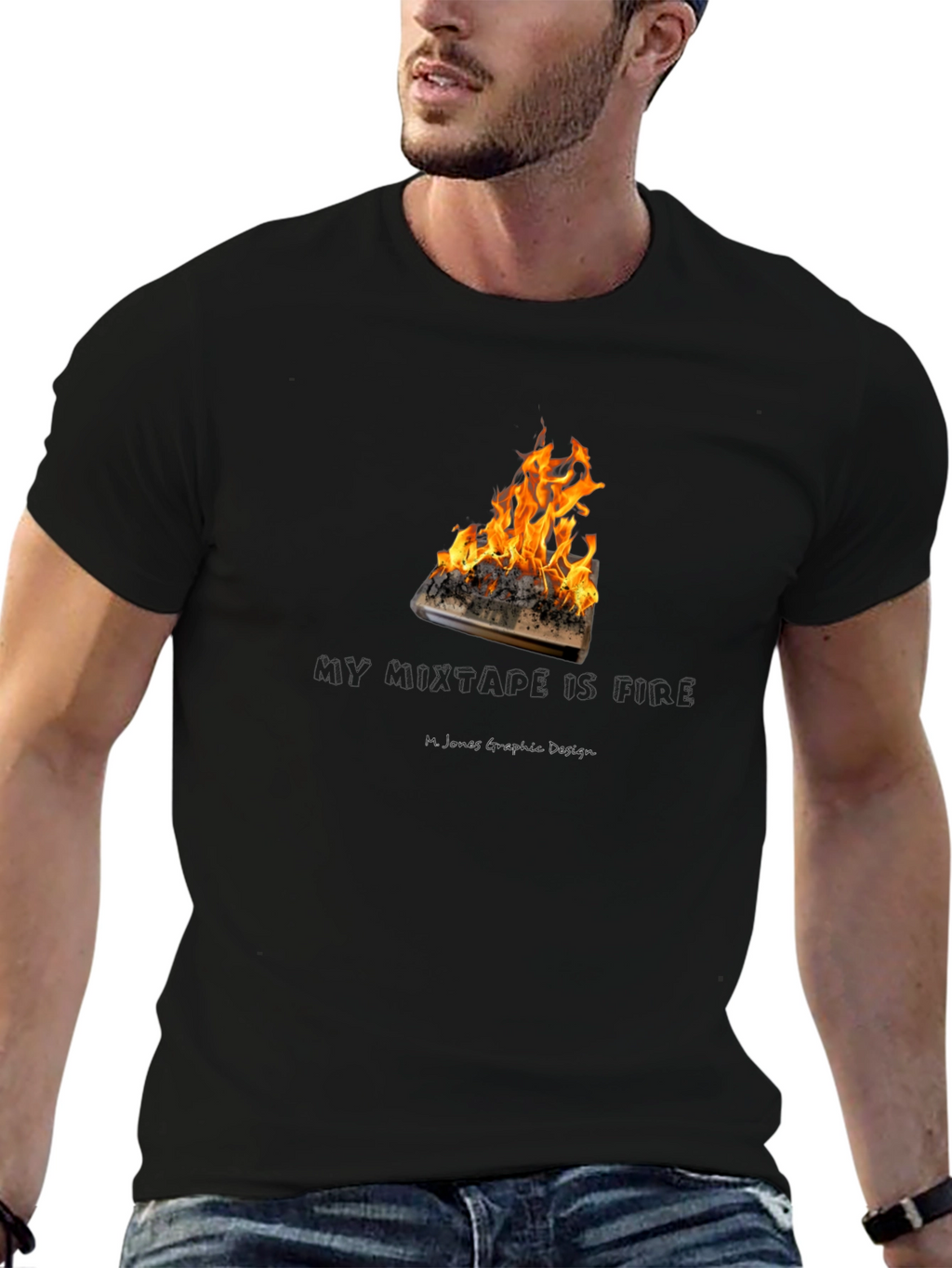 Mixtape is Fire Graphic T-Shirt
