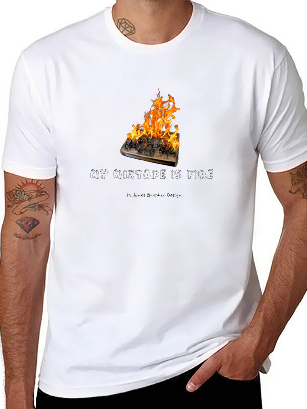 Mixtape is Fire Graphic T-Shirt