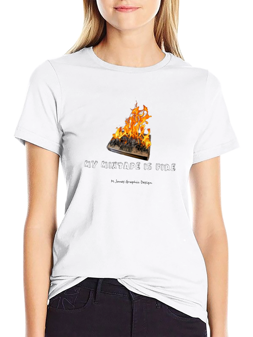 Mixtape is Fire Graphic T-Shirt