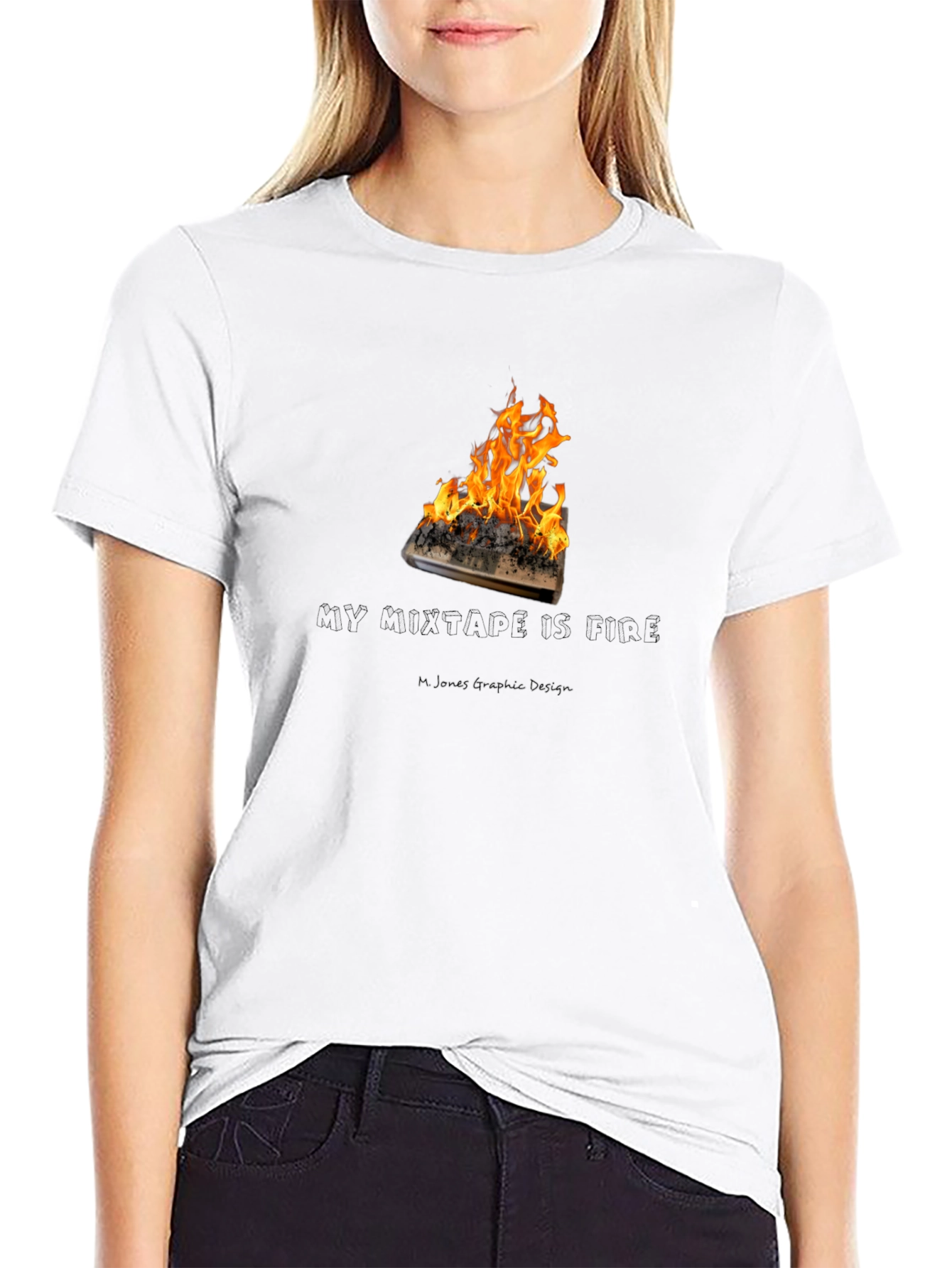 Mixtape is Fire Graphic T-Shirt