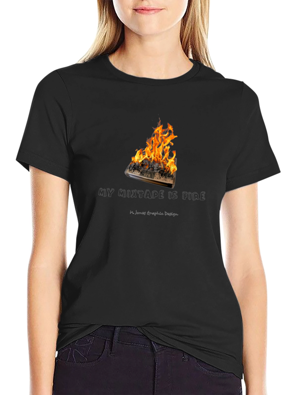 Mixtape is Fire Graphic T-Shirt