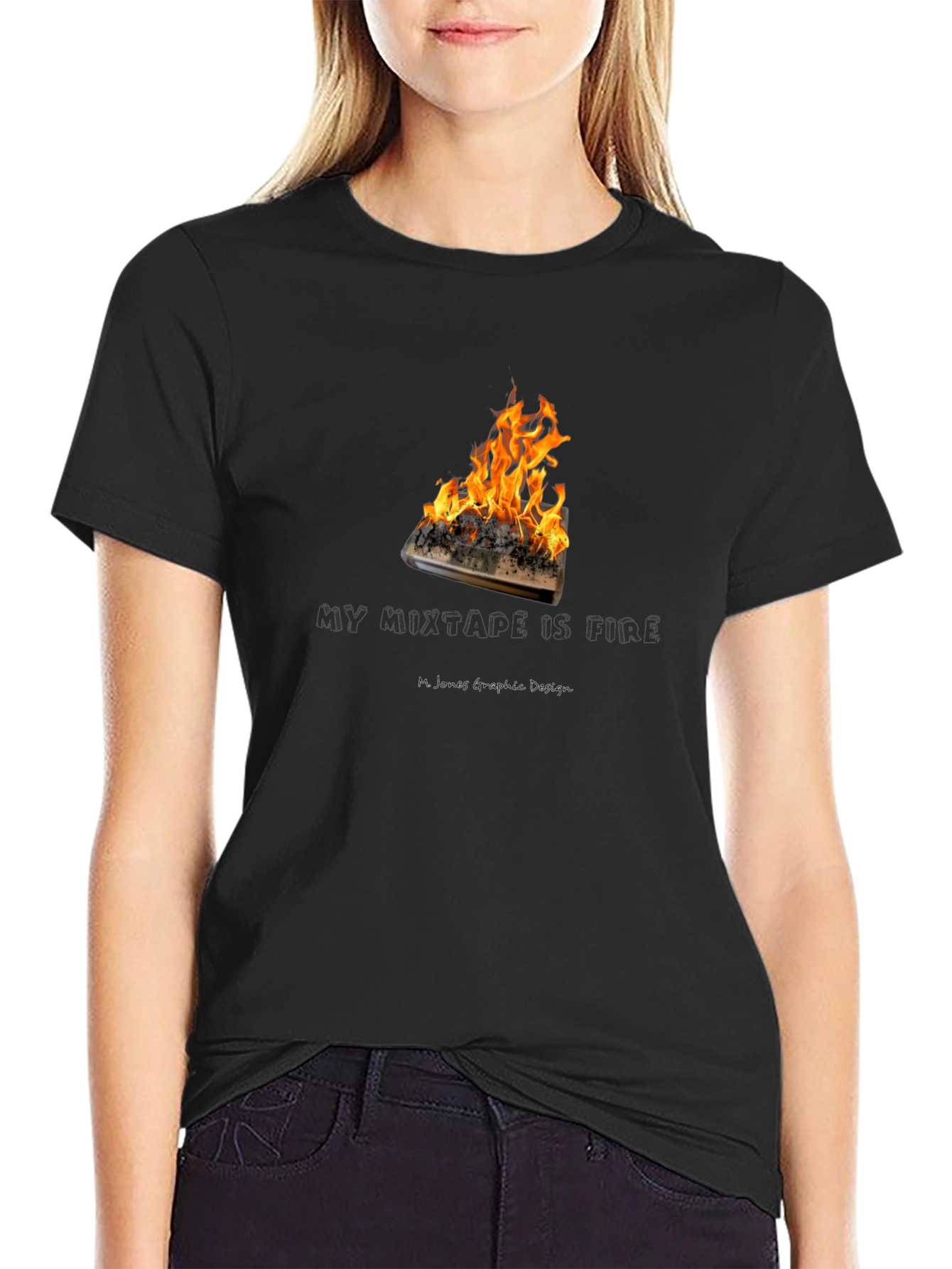 Mixtape is Fire Graphic T-Shirt