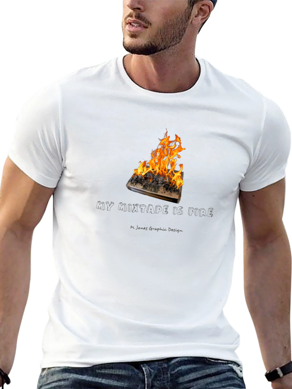 Mixtape is Fire Graphic T-Shirt
