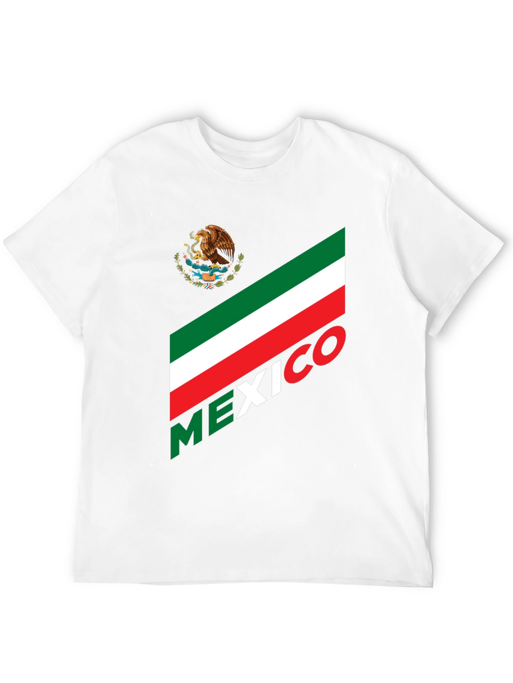 Mexico Flag T-Shirt - Black Graphic Tee