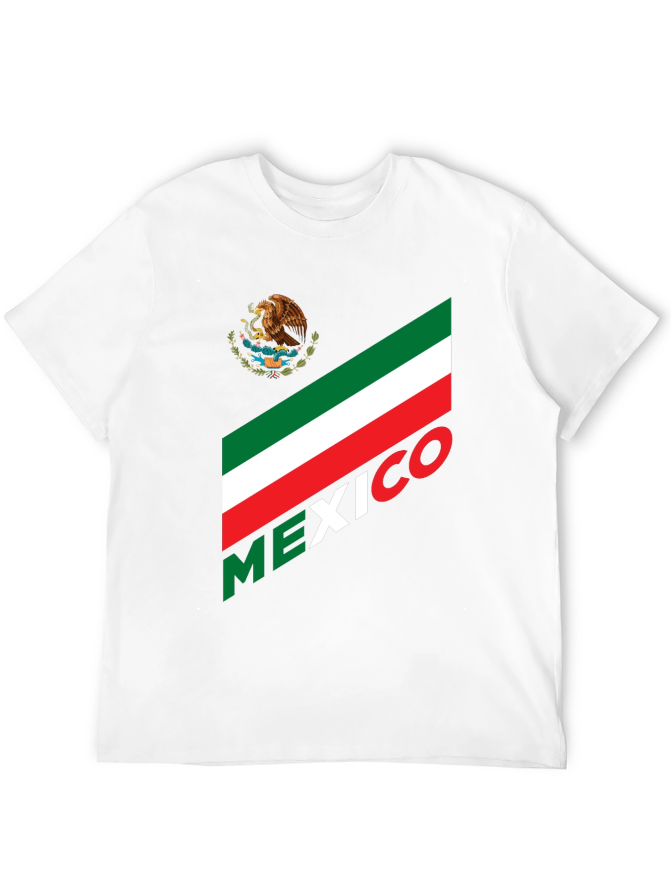 Mexico Flag T-Shirt - Black Graphic Tee
