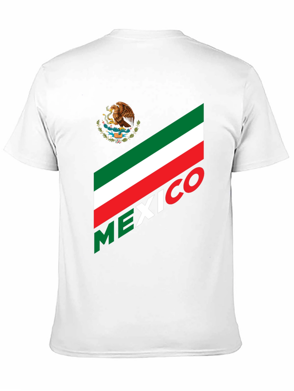 Mexico Flag T-Shirt - Black Graphic Tee