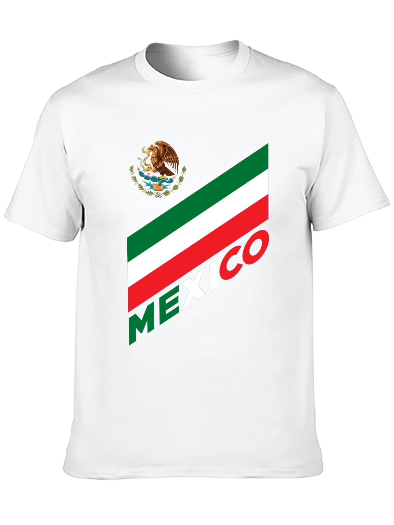 Mexico Flag T-Shirt - Black Graphic Tee