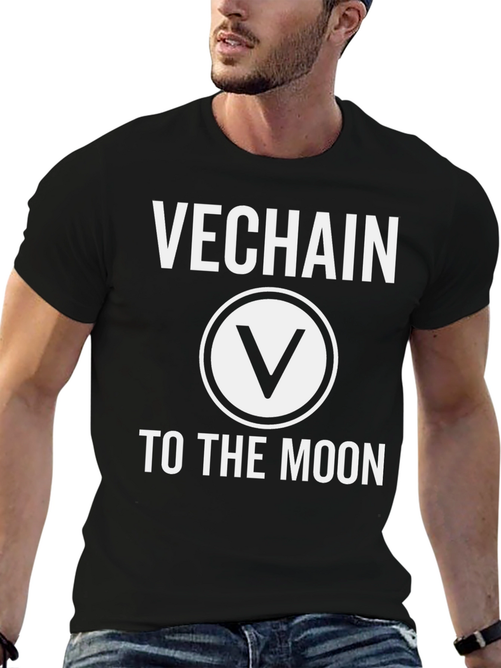 VeChain to the Moon T-Shirt - Crypto Tee