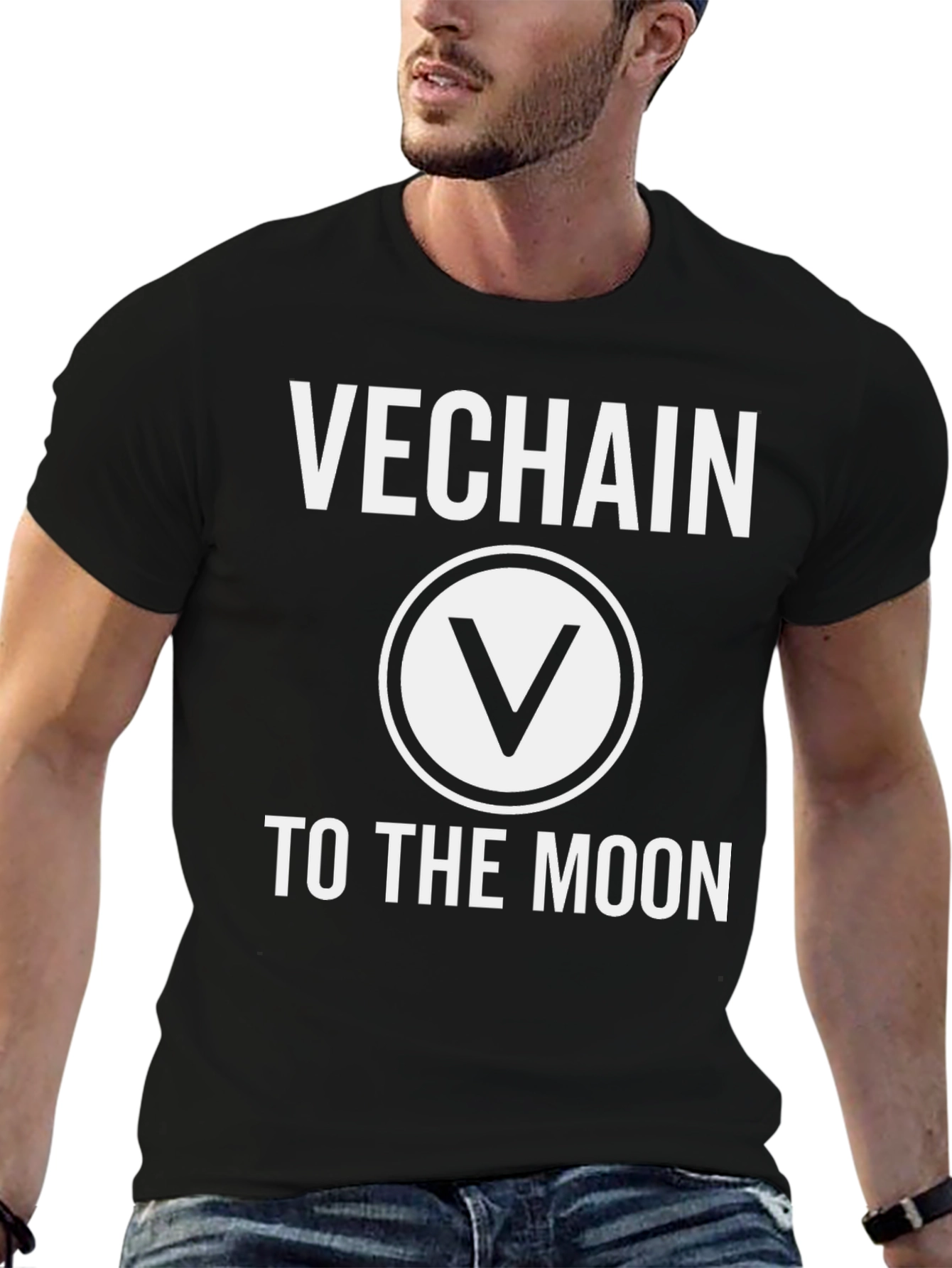 VeChain to the Moon T-Shirt - Crypto Tee