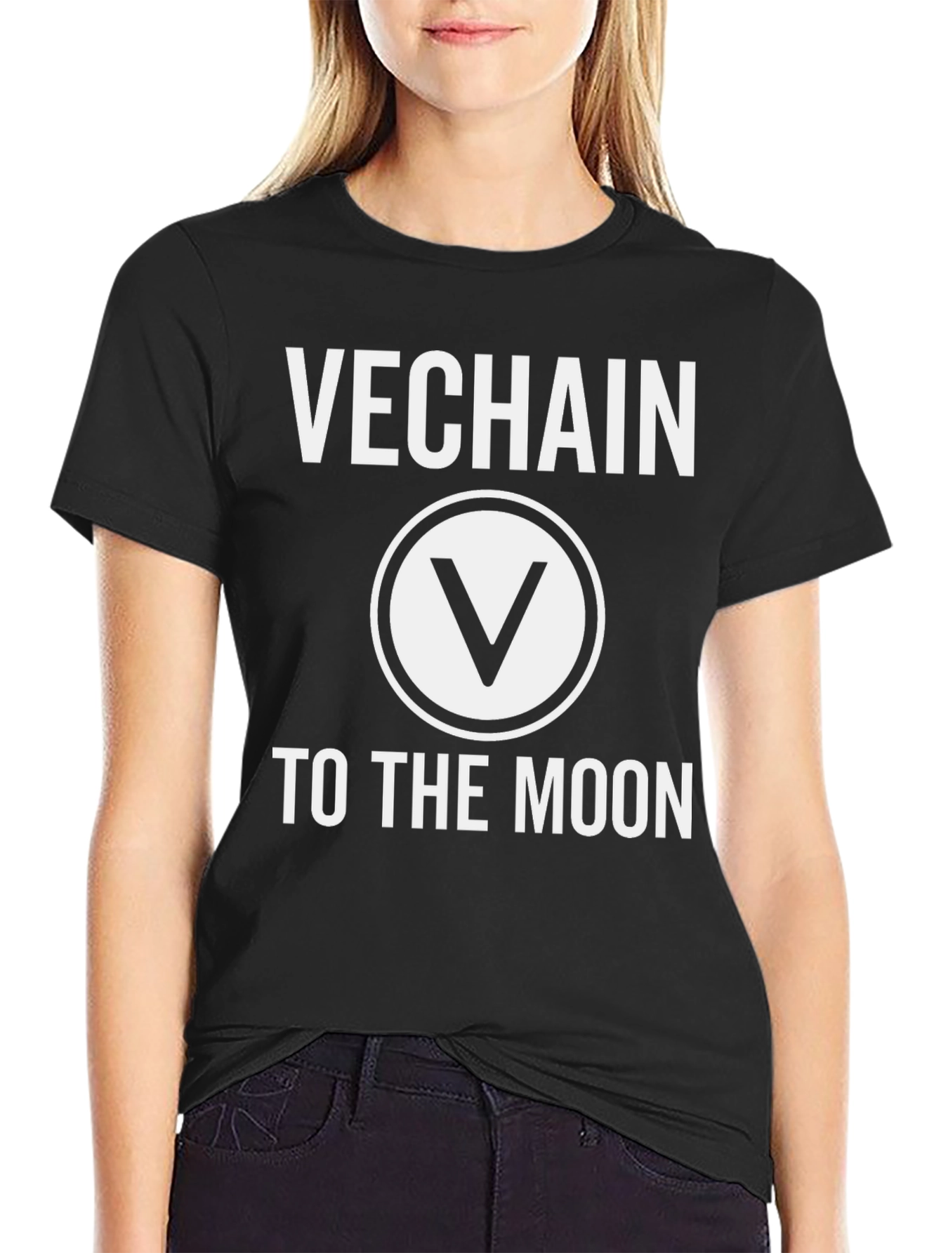 VeChain to the Moon T-Shirt - Crypto Tee