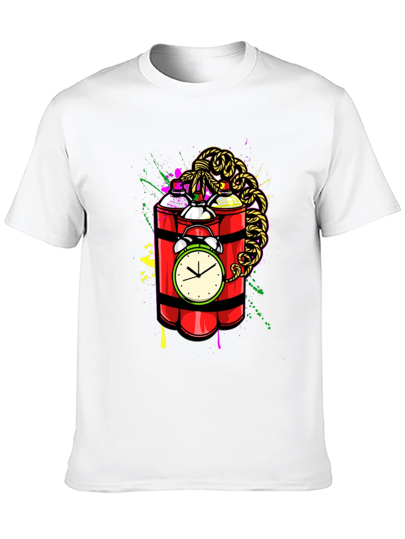 Time Bomb Graffiti Graphic Tee