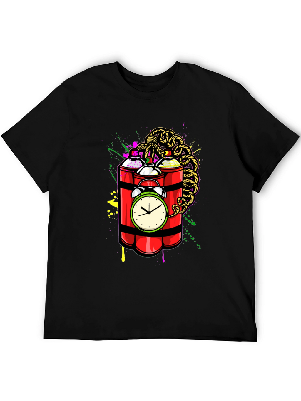 Time Bomb Graffiti Graphic Tee
