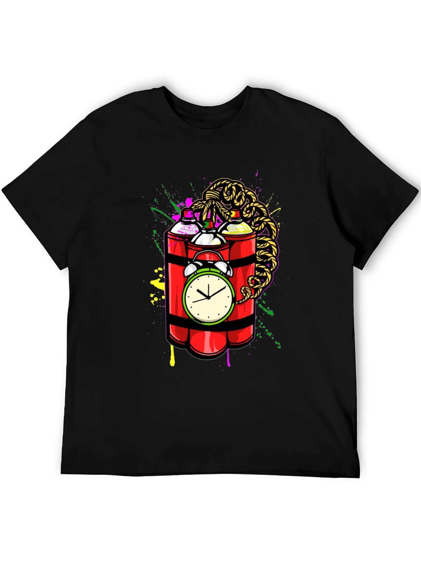 Time Bomb Graffiti Graphic Tee