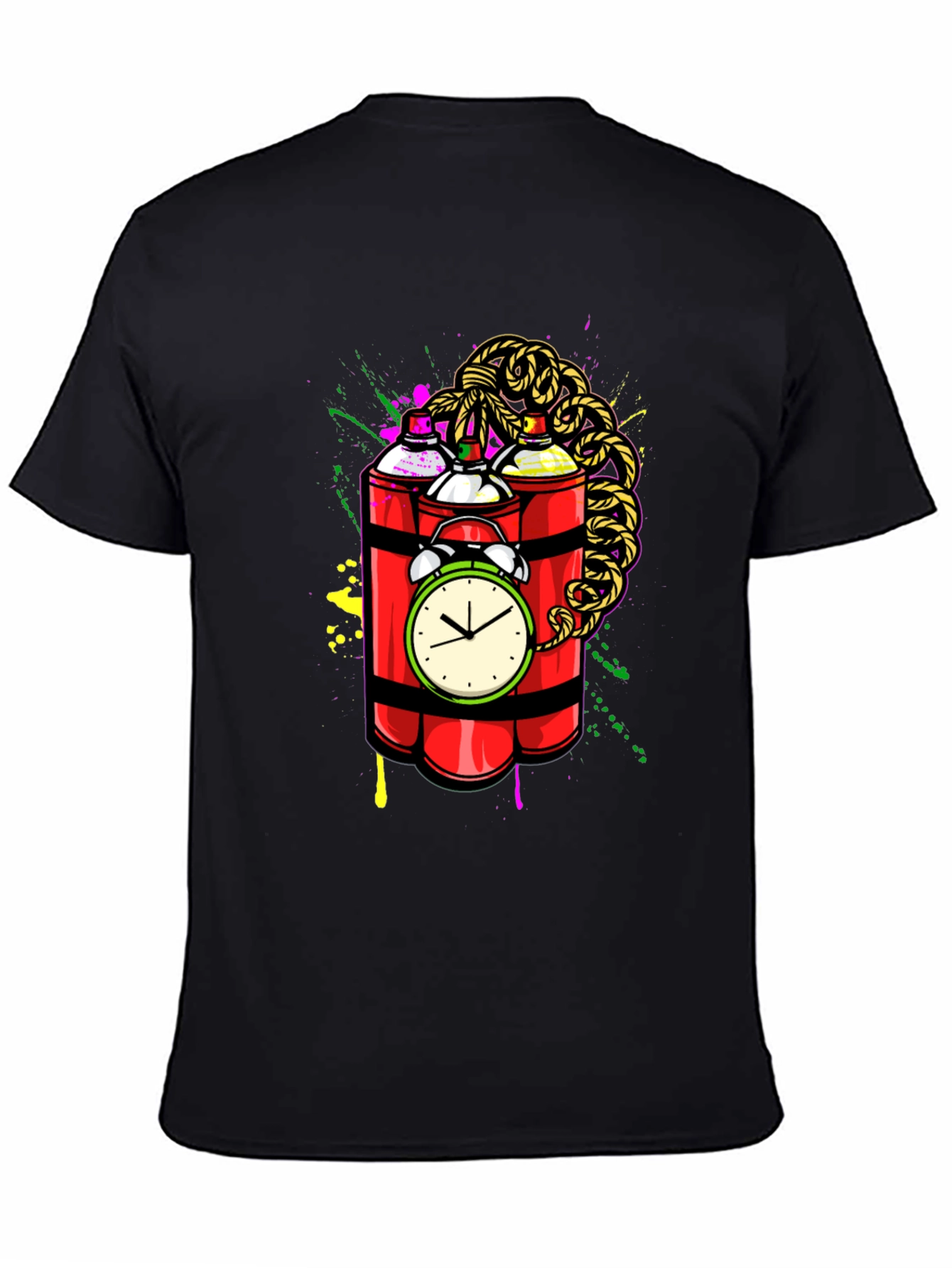 Time Bomb Graffiti Graphic Tee
