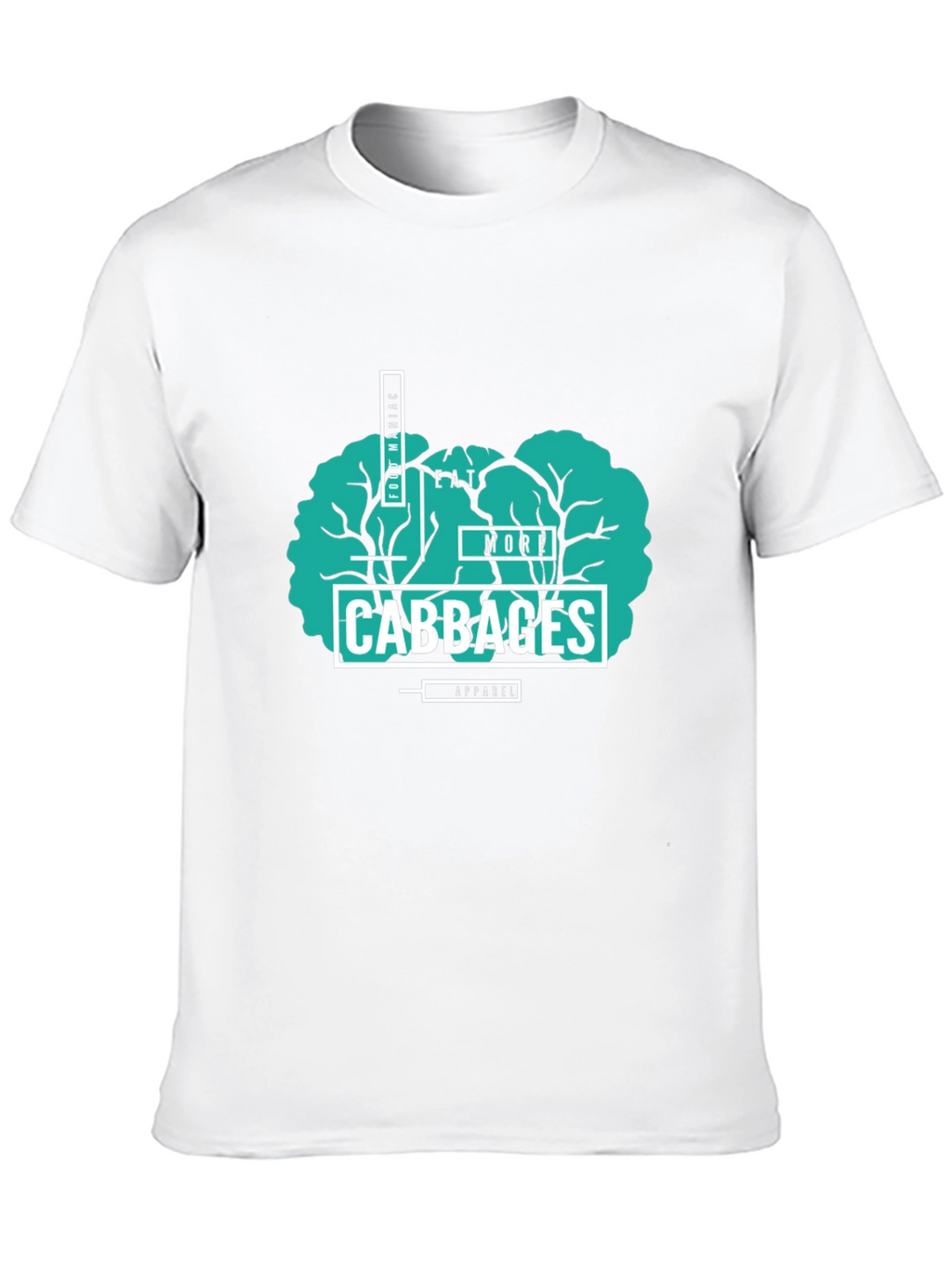 Eat More Cabbages T-Shirt - Food Maniac Apparel