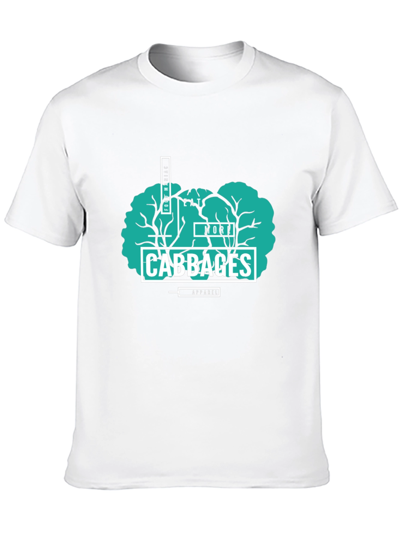 Eat More Cabbages T-Shirt - Food Maniac Apparel