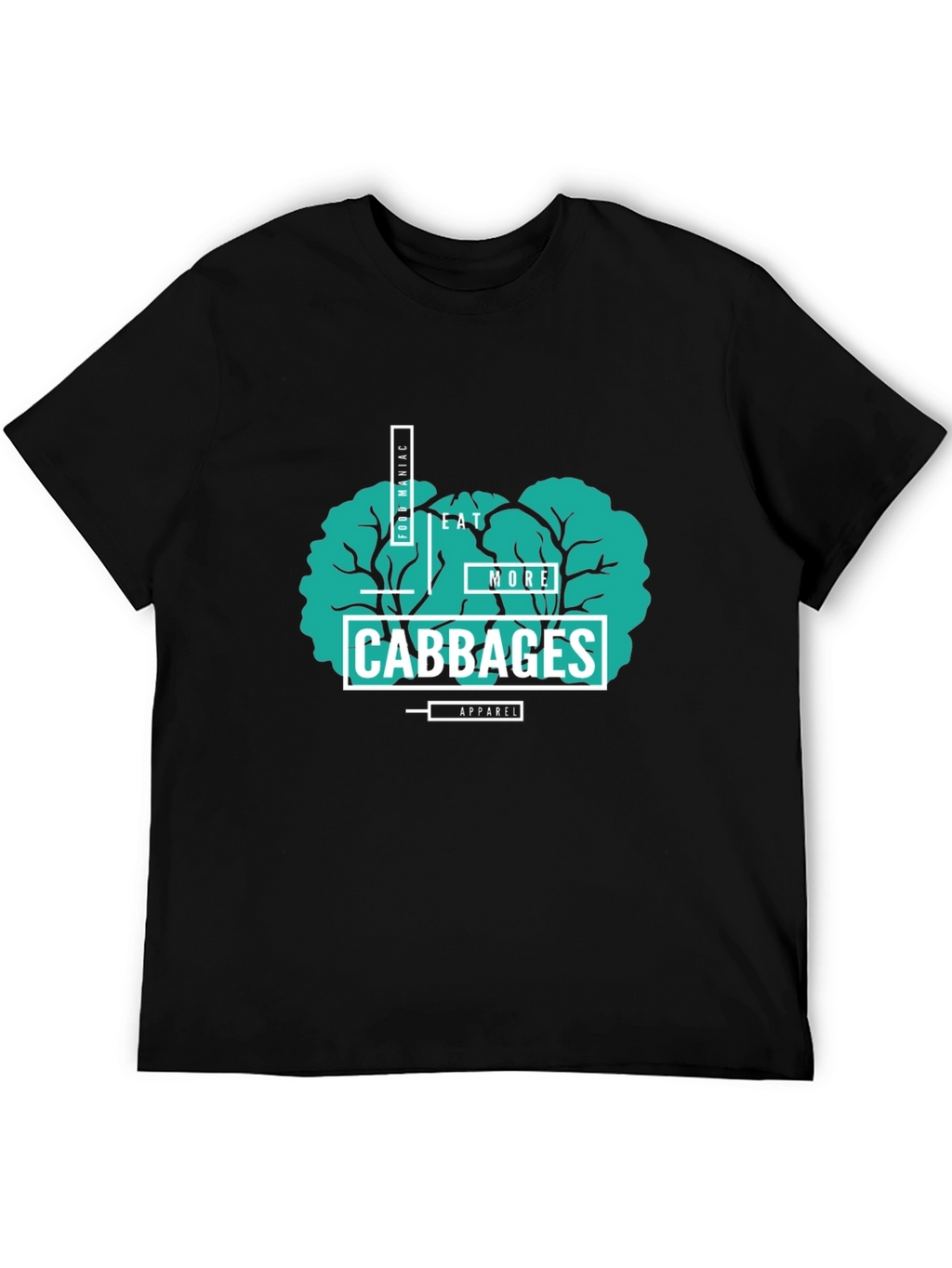 Eat More Cabbages T-Shirt - Food Maniac Apparel