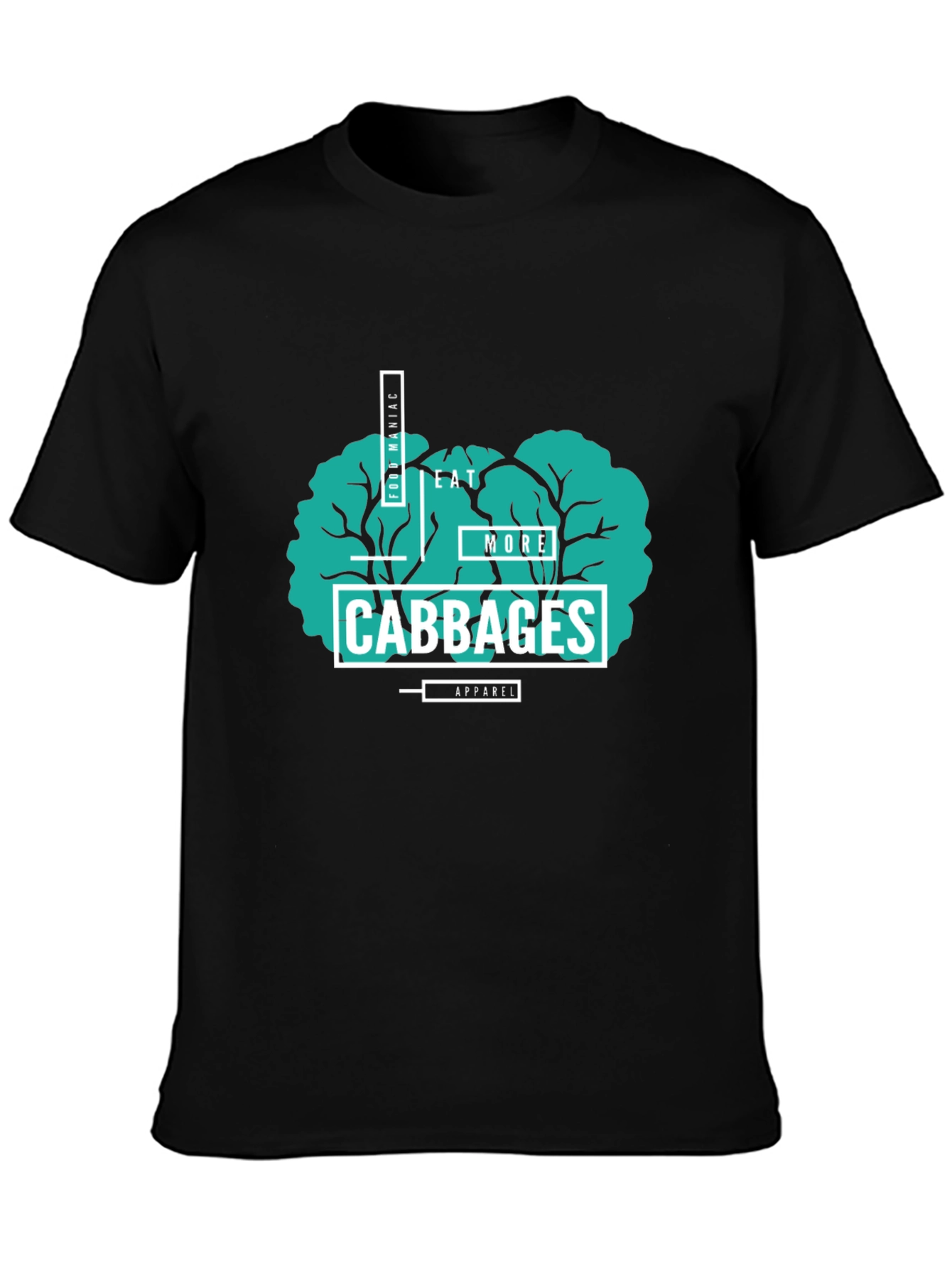 Eat More Cabbages T-Shirt - Food Maniac Apparel