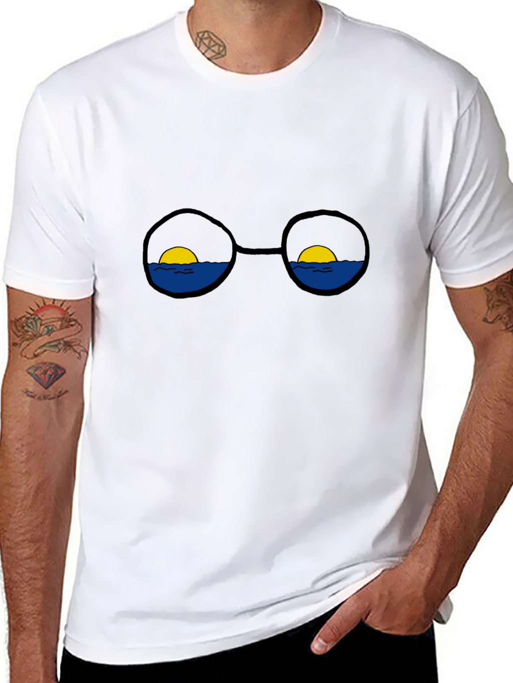 Sunset Spectacles Graphic T-Shirt