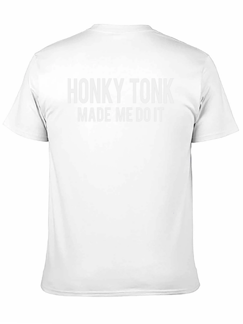 Honky Tonk Made Me Do It Black Graphic Tee