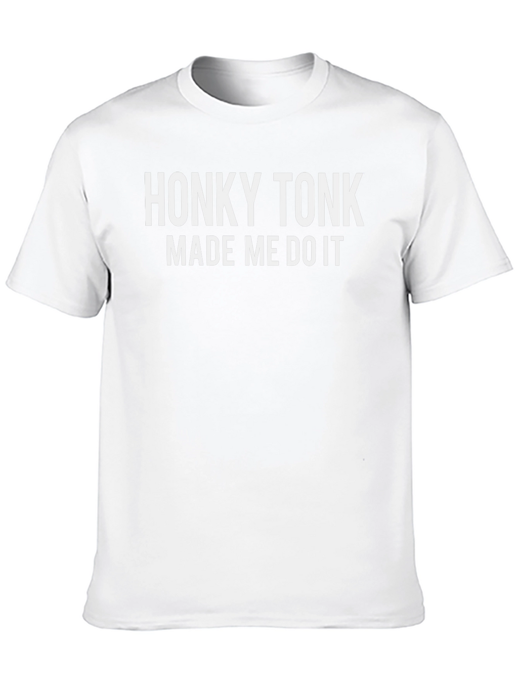 Honky Tonk Made Me Do It Black Graphic Tee