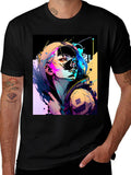 Cyberpunk Art Black T-Shirt