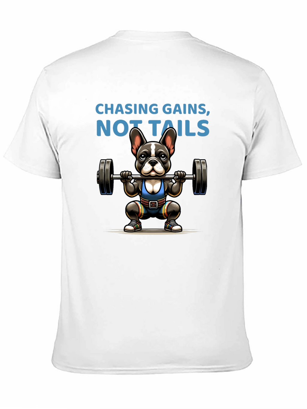 Chasing Gains Dog Graphic T-Shirt