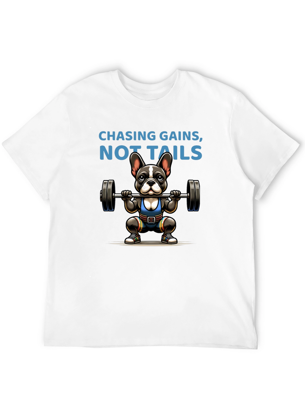 Chasing Gains Dog Graphic T-Shirt