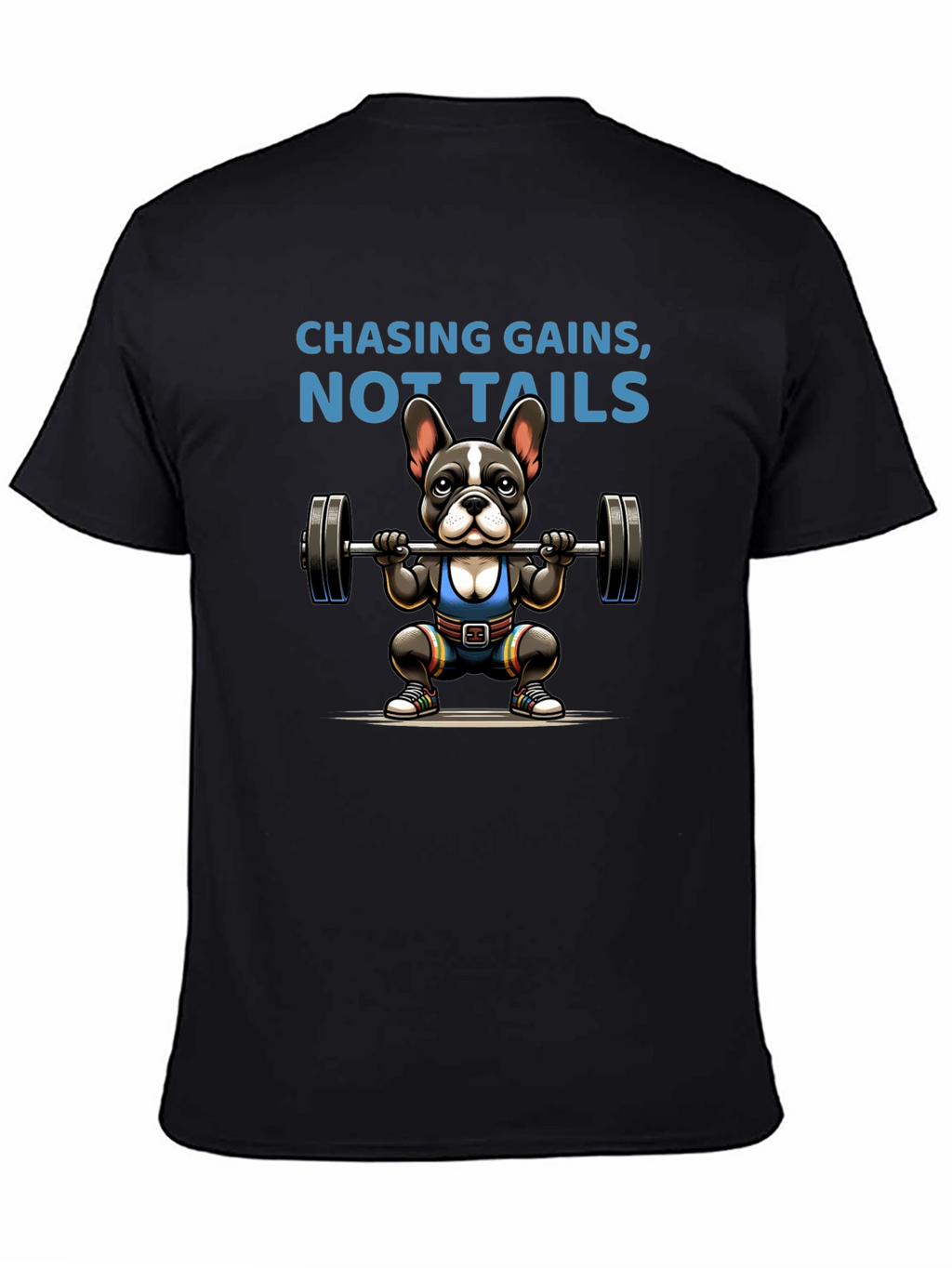 Chasing Gains Dog Graphic T-Shirt