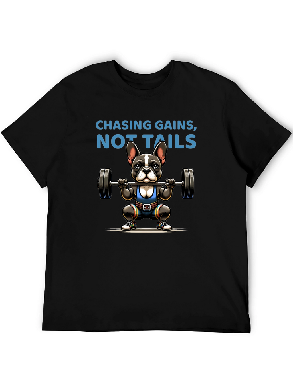 Chasing Gains Dog Graphic T-Shirt