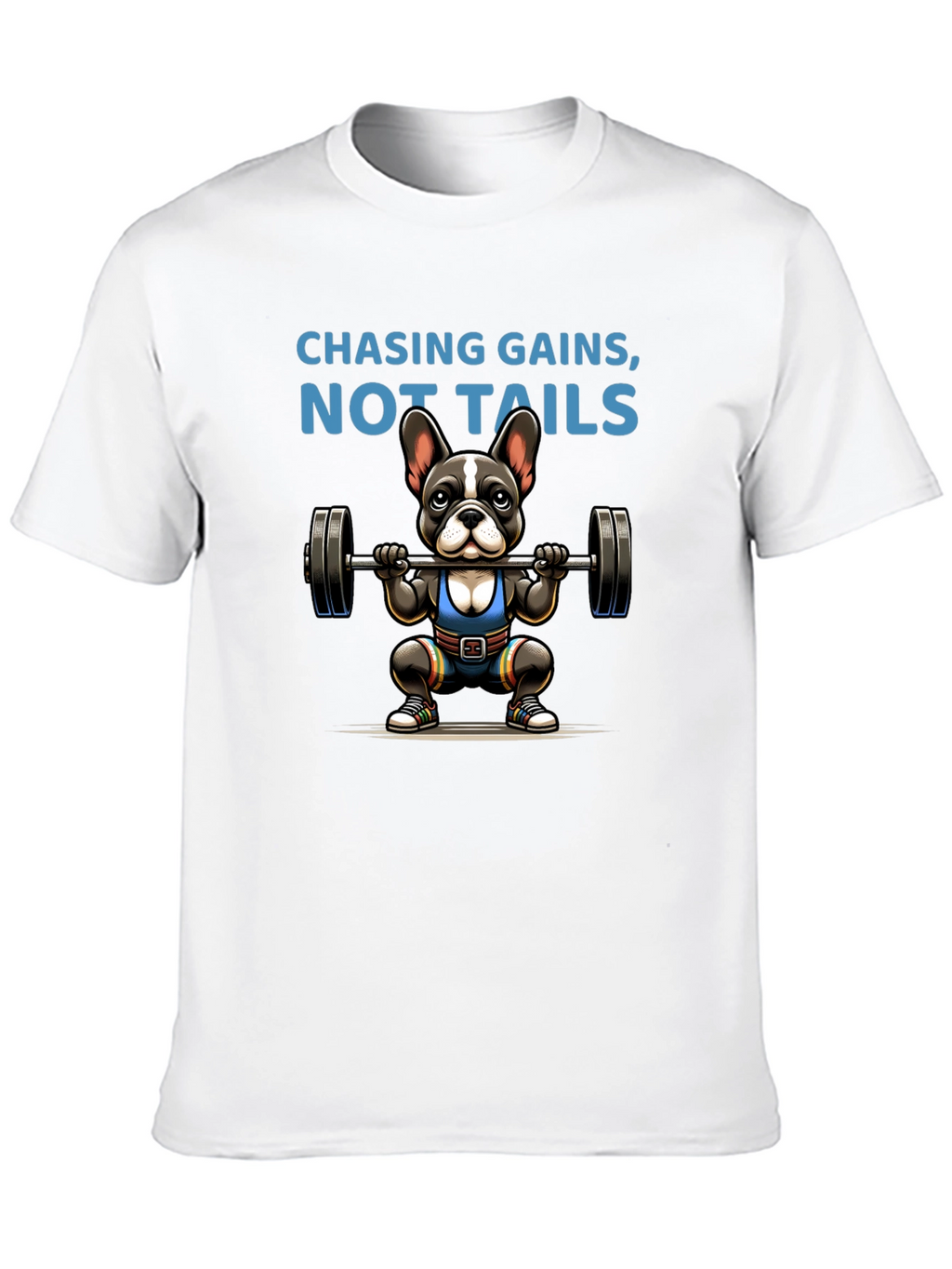 Chasing Gains Dog Graphic T-Shirt