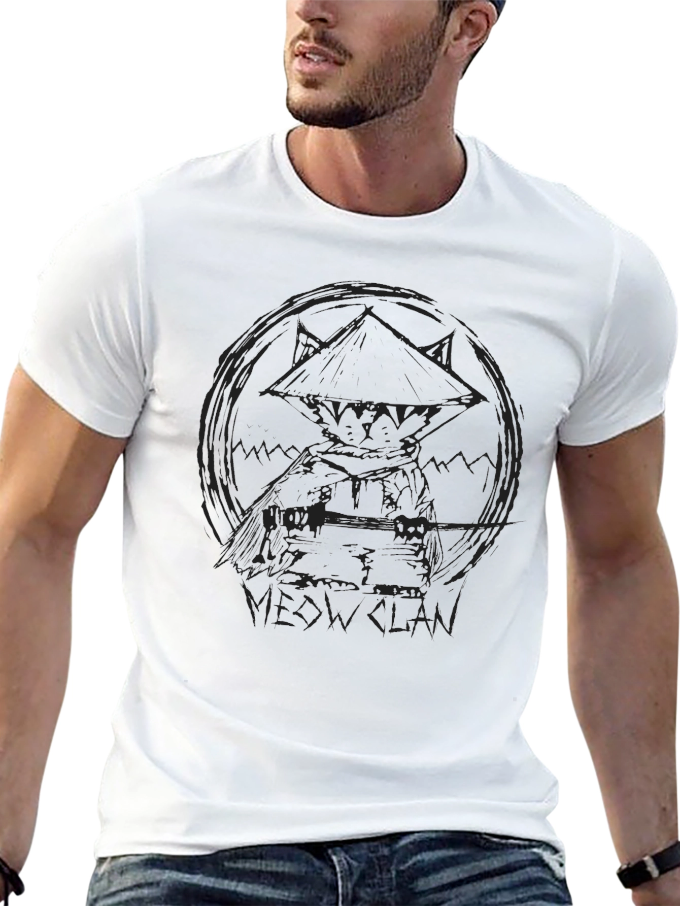 Meow Klan Black T-Shirt