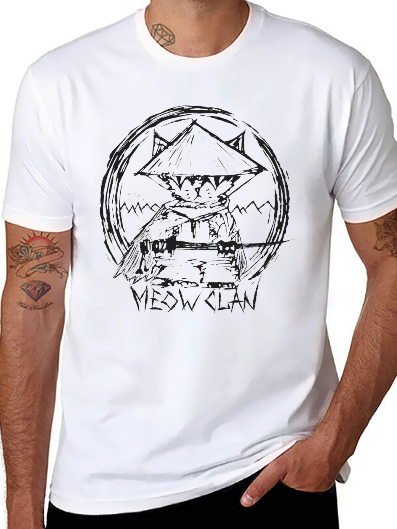 Meow Klan Black T-Shirt