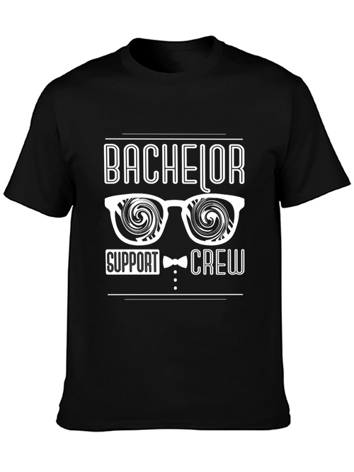 Bachelor Support Crew T-Shirt - Party Ready!
