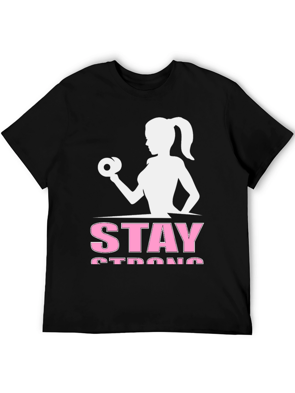 Stay Strong Womans Workout Graphic Tee