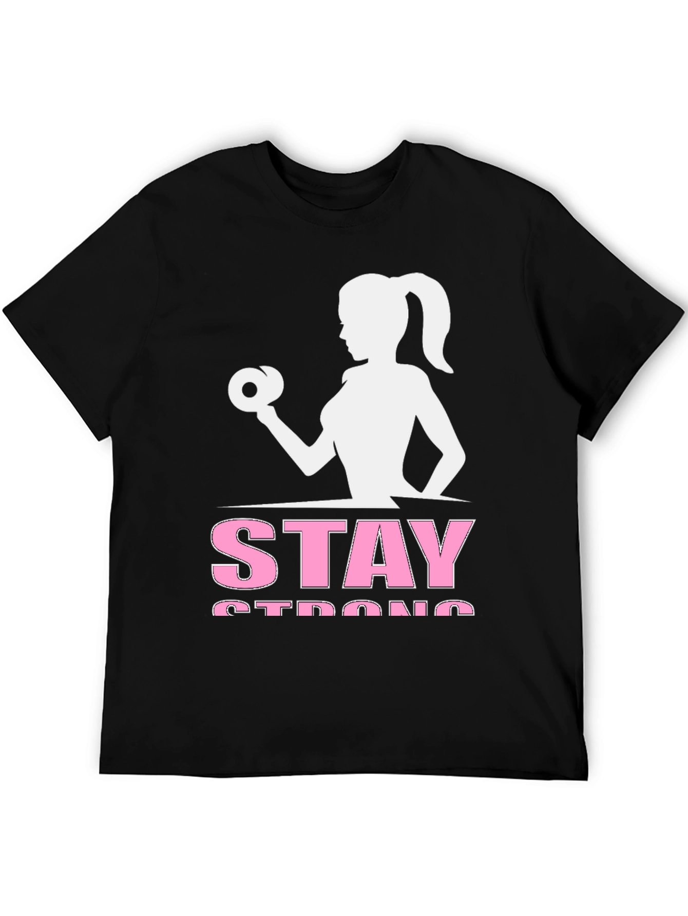 Stay Strong Womans Workout Graphic Tee