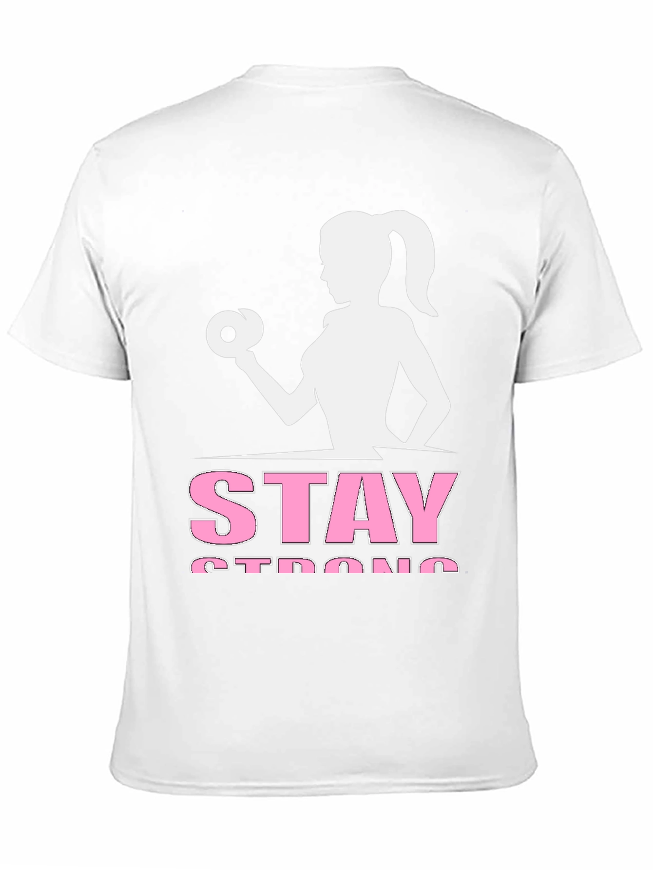 Stay Strong Womans Workout Graphic Tee
