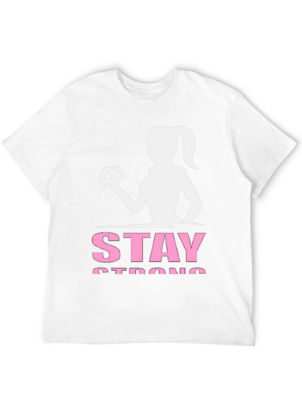 Stay Strong Womans Workout Graphic Tee