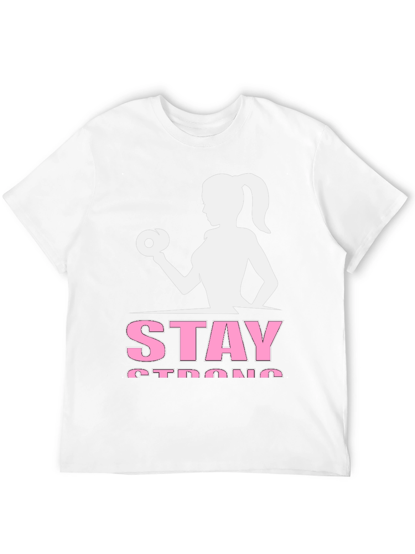 Stay Strong Womans Workout Graphic Tee