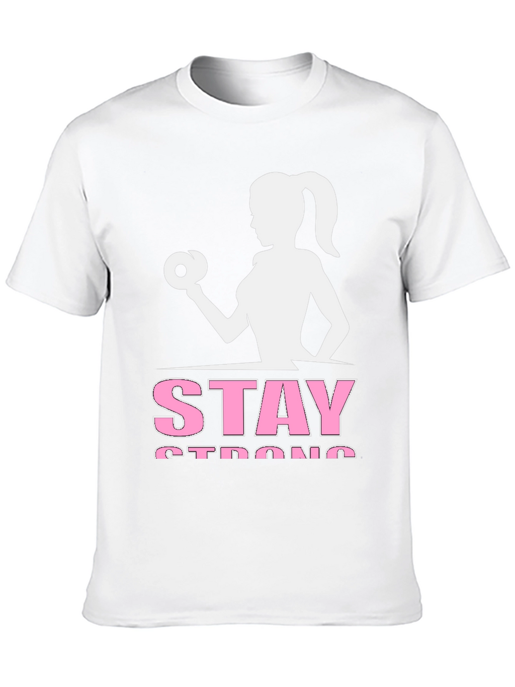 Stay Strong Womans Workout Graphic Tee
