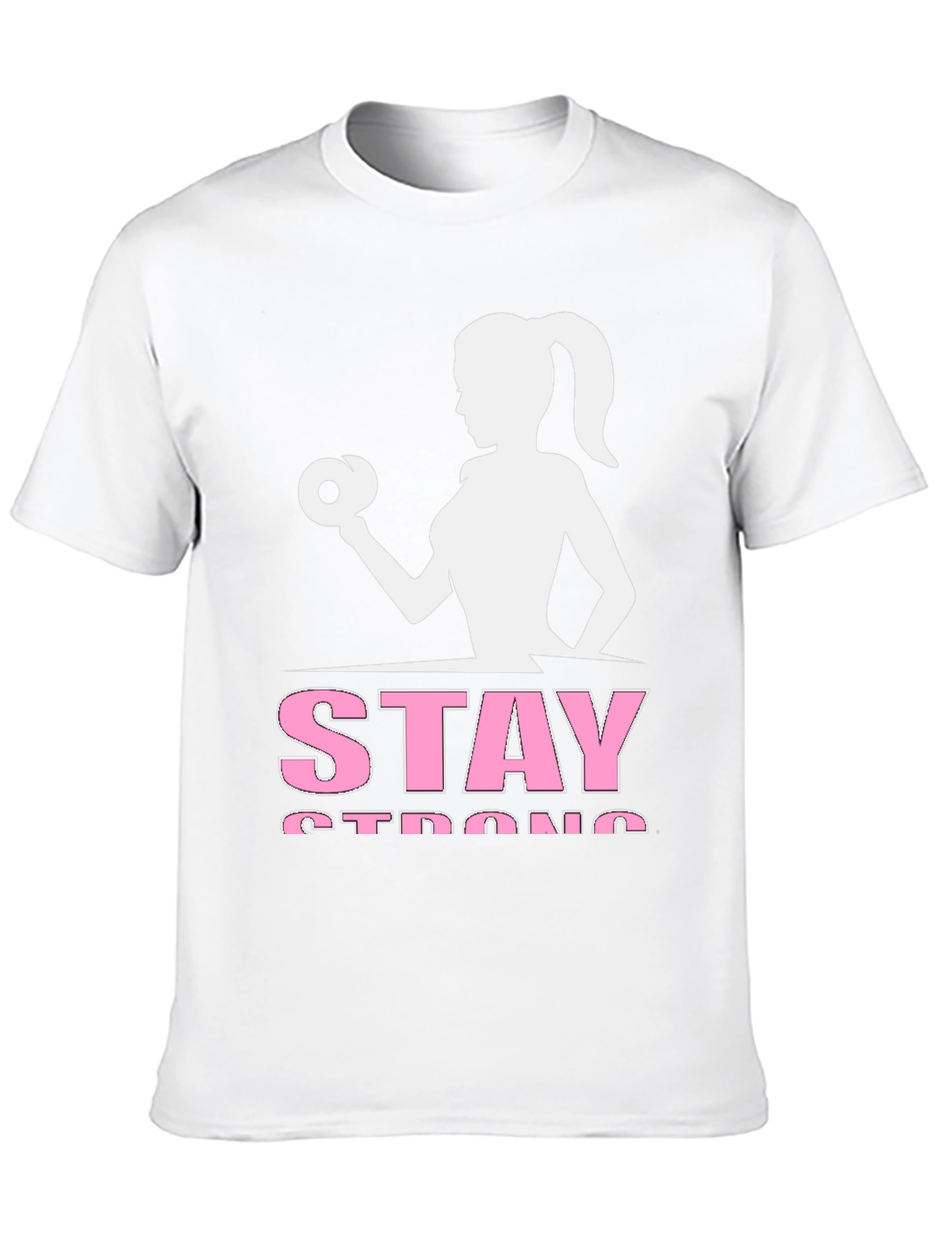 Stay Strong Womans Workout Graphic Tee