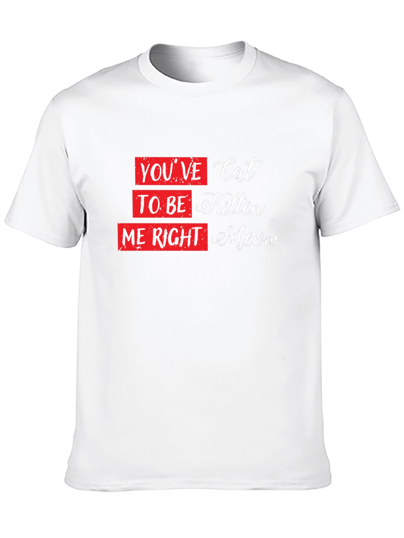 Youve Cat to be Kitten Me Right Meow T-Shirt