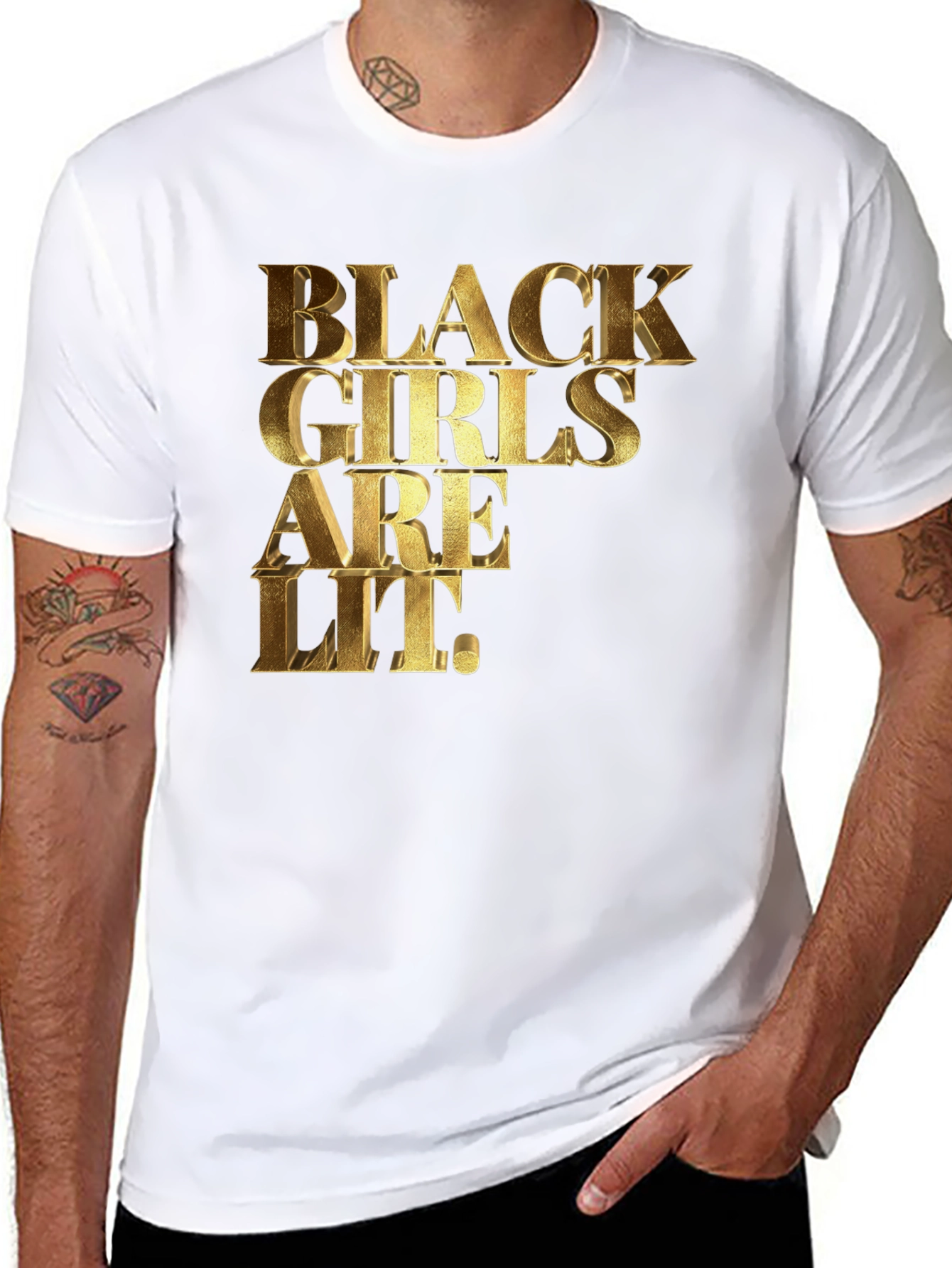 Black Girls are Lit Graphic T-Shirt
