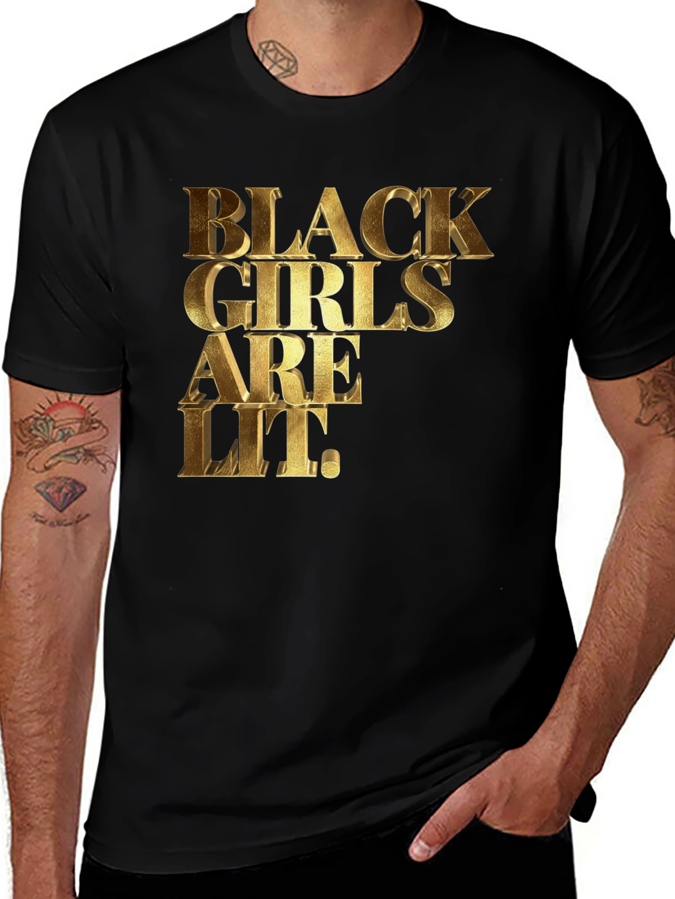 Black Girls are Lit Graphic T-Shirt