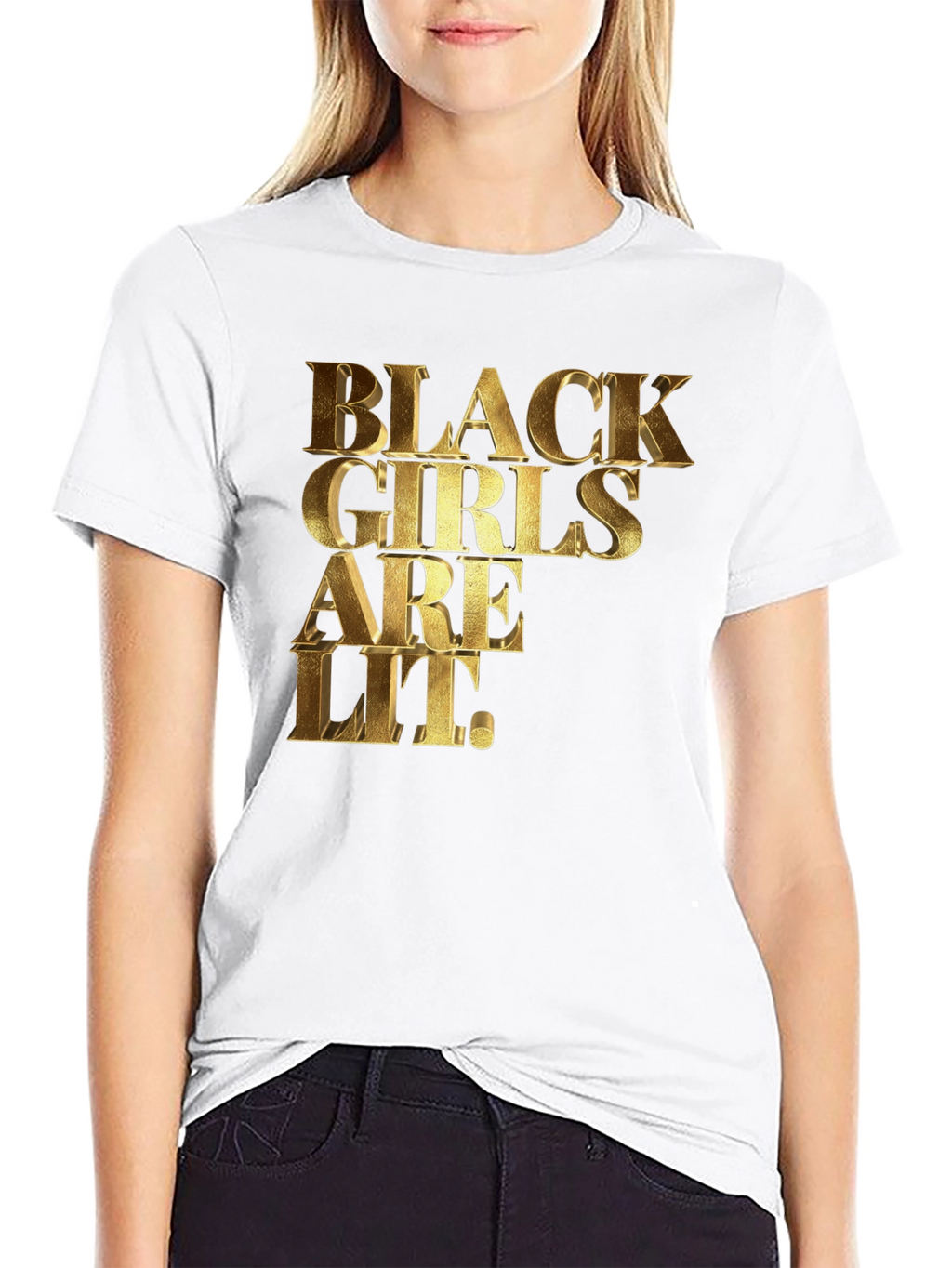 Black Girls are Lit Graphic T-Shirt